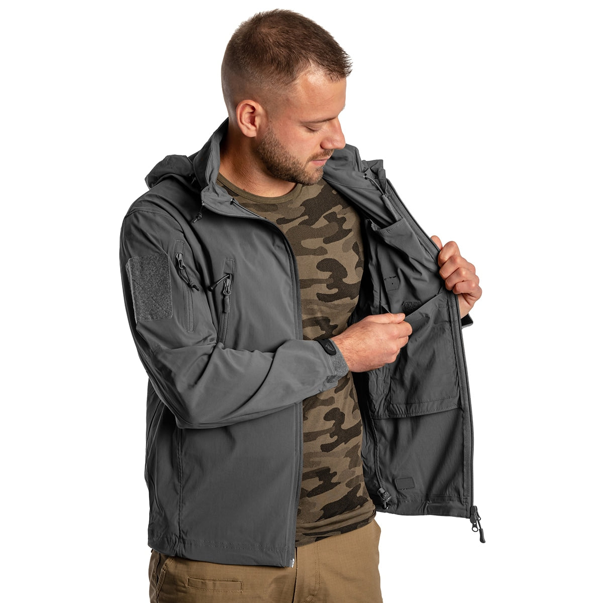 Kurtka Helikon Trooper StormStretch Softshell - Shadow Grey
