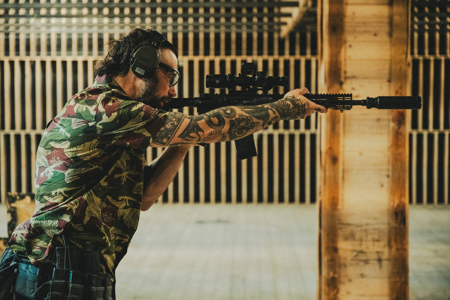 Koszula Helikon Tactical Hawaiian Short Sleeve - Brushstroke Camo