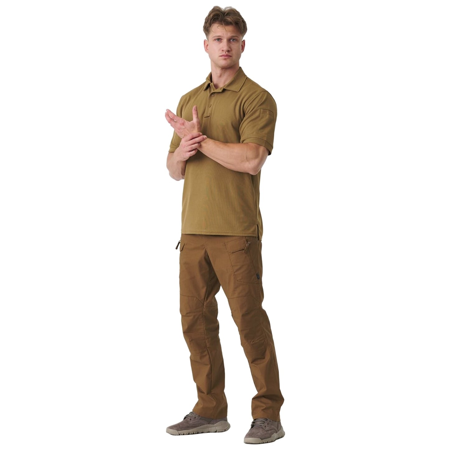 Koszulka termoaktywna Polo Helikon UTL TopCool Lite - Coyote