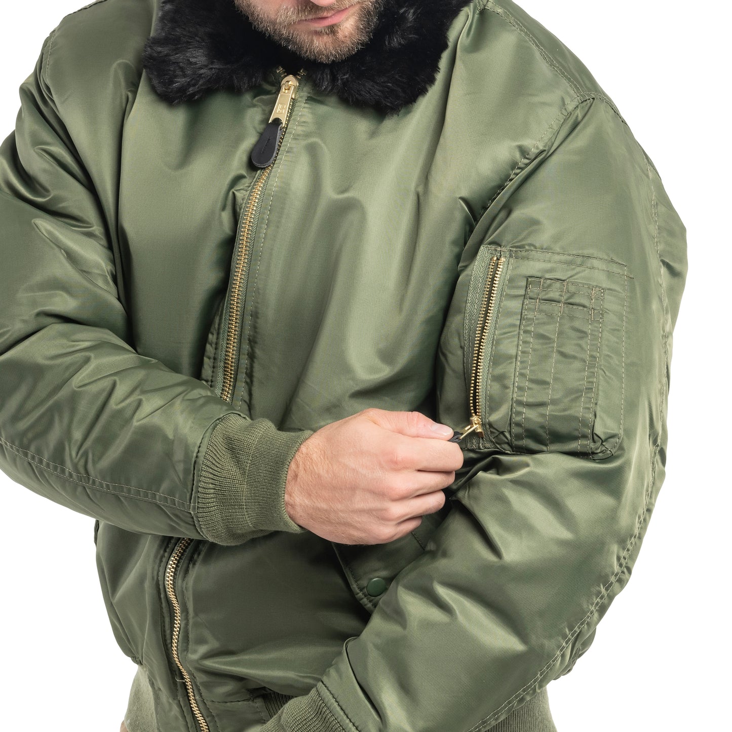 Kurtka Brandit MA2 Fur Collar - Olive