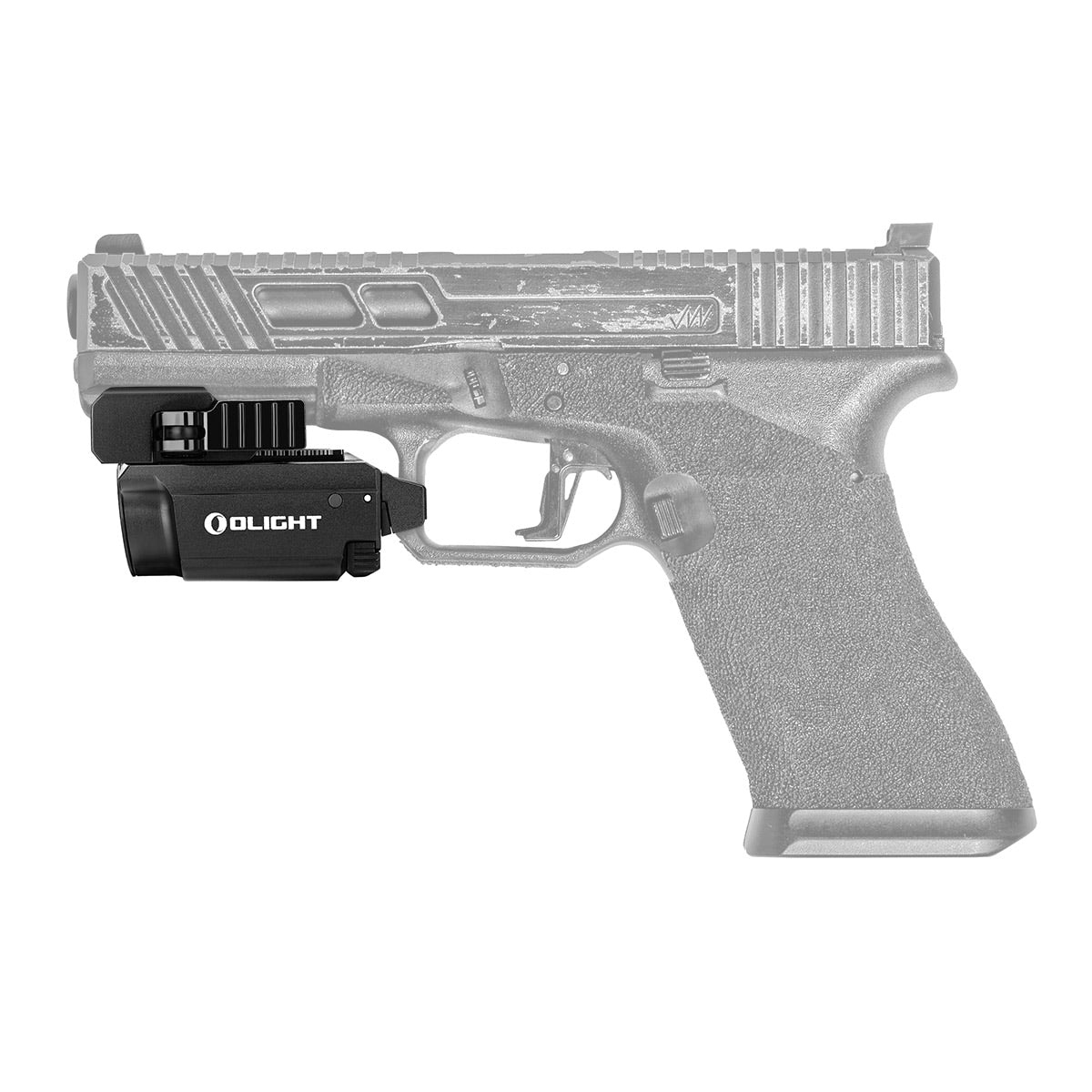 Latarka na broń z celownikiem laserowym Olight BALDR Mini RL - 600 lumenów, Red Laser
