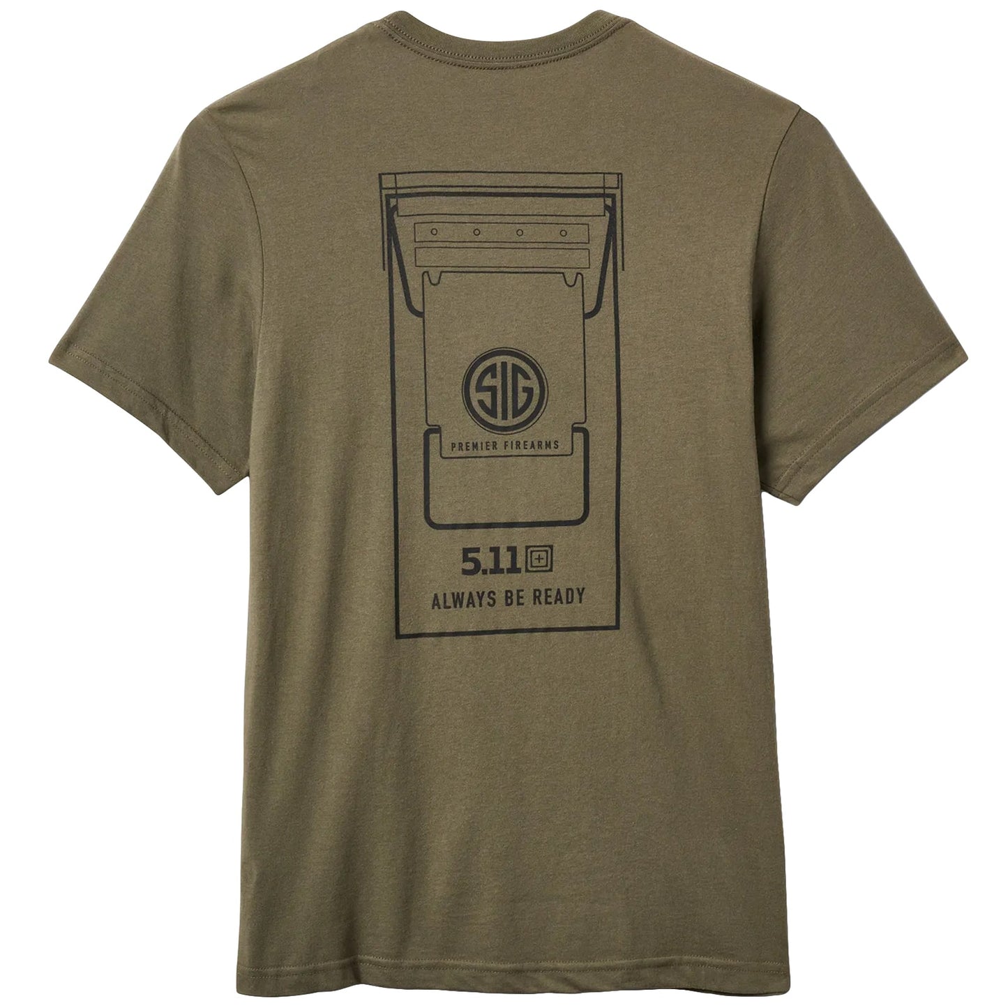 Koszulka T-shirt 5.11 x SIG SAUER Ammo Cans Tee - Ranger Green