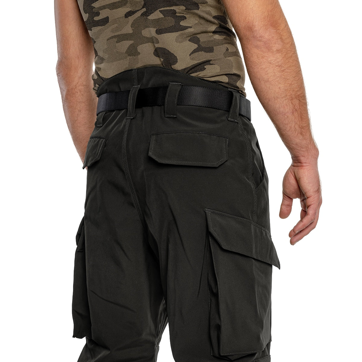 Spodnie ocieplane Mil-Tec Softshell Explorer wodoodporne - Black