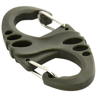 Karabińczyk M-Tac S-Hook plastikowy Olive - 5 szt.