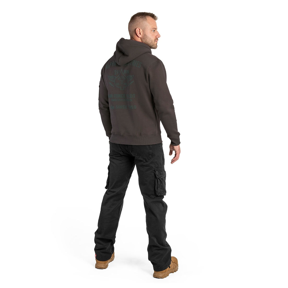 Bluza Alpha Industries Air Force Hoody - Vintage Grey