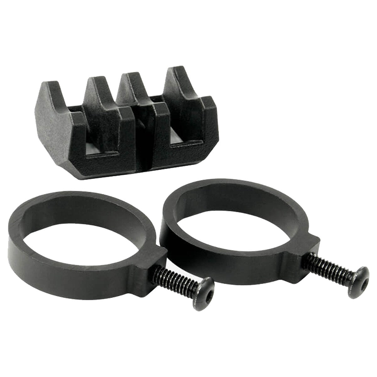 Montaż oświetlenia taktycznego Magpul Light Mount V-Block and Rings - Black