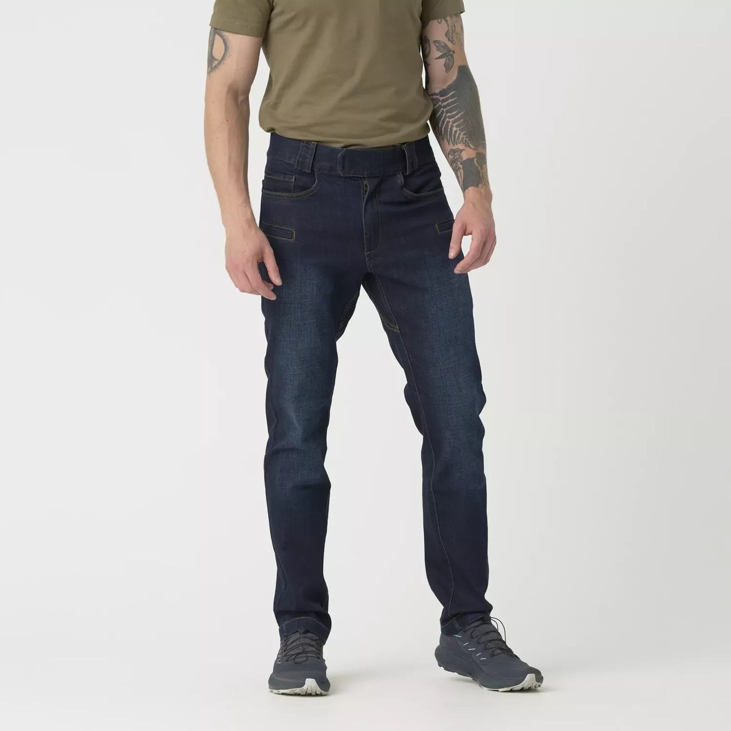 Spodnie Helikon Greyman Tactical Jeans Slim Denim Mid - Denim Blue