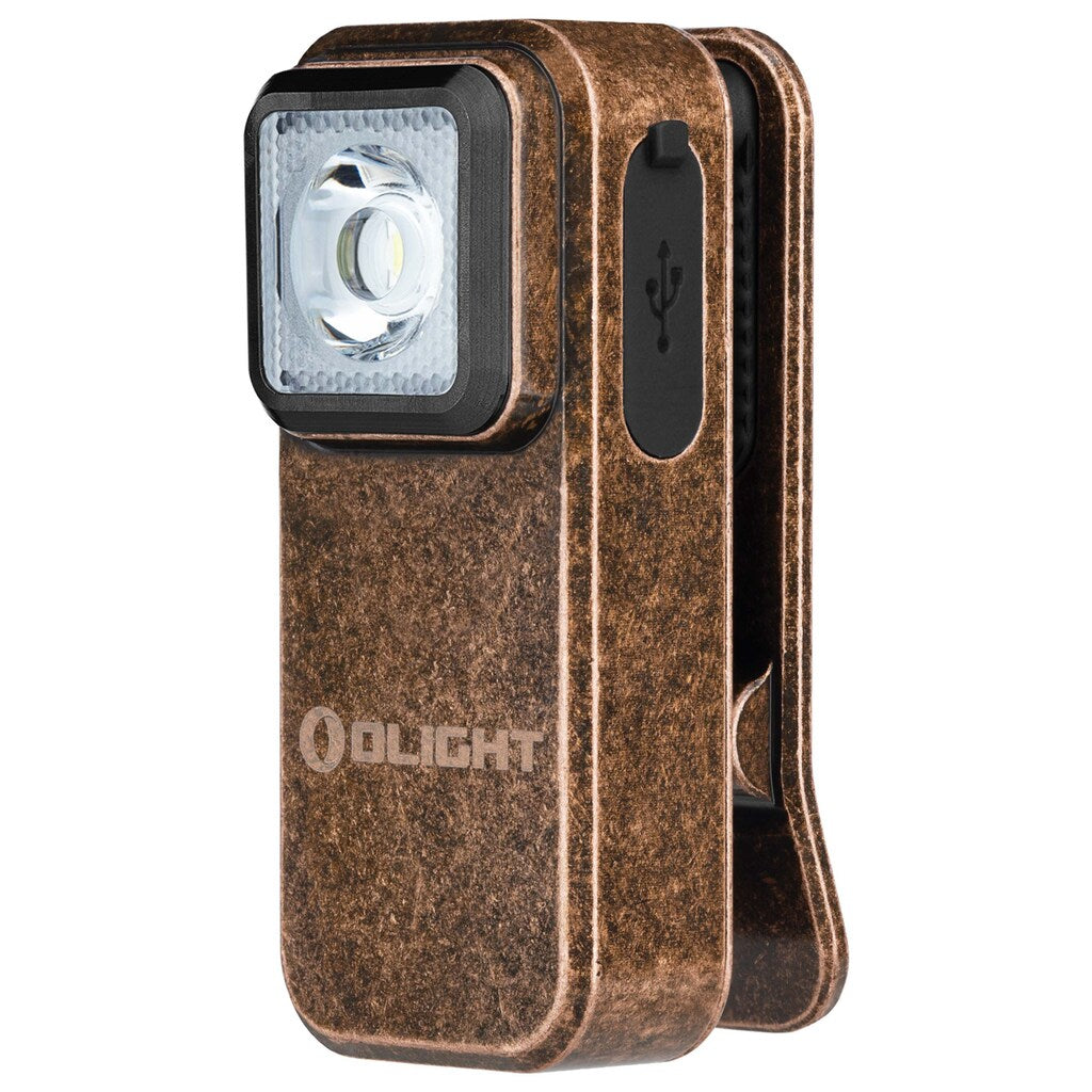 Latarka akumulatorowa Olight Oclip Copper - 300 lumenów