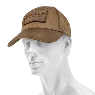 Czapka z daszkiem Mil-Tec Net Baseball Cap - Coyote