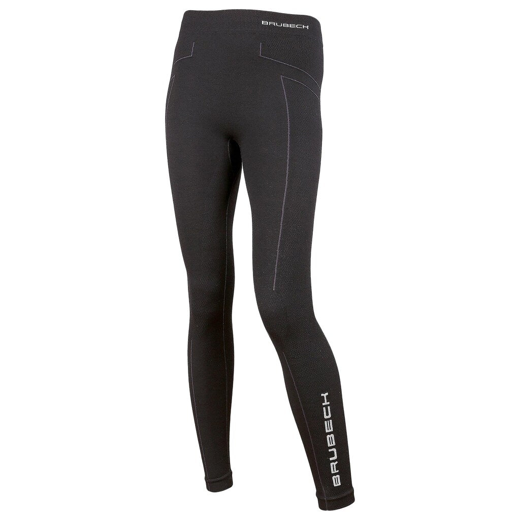 Legginsy termoaktywne damskie Brubeck Extreme Wool - Czarne