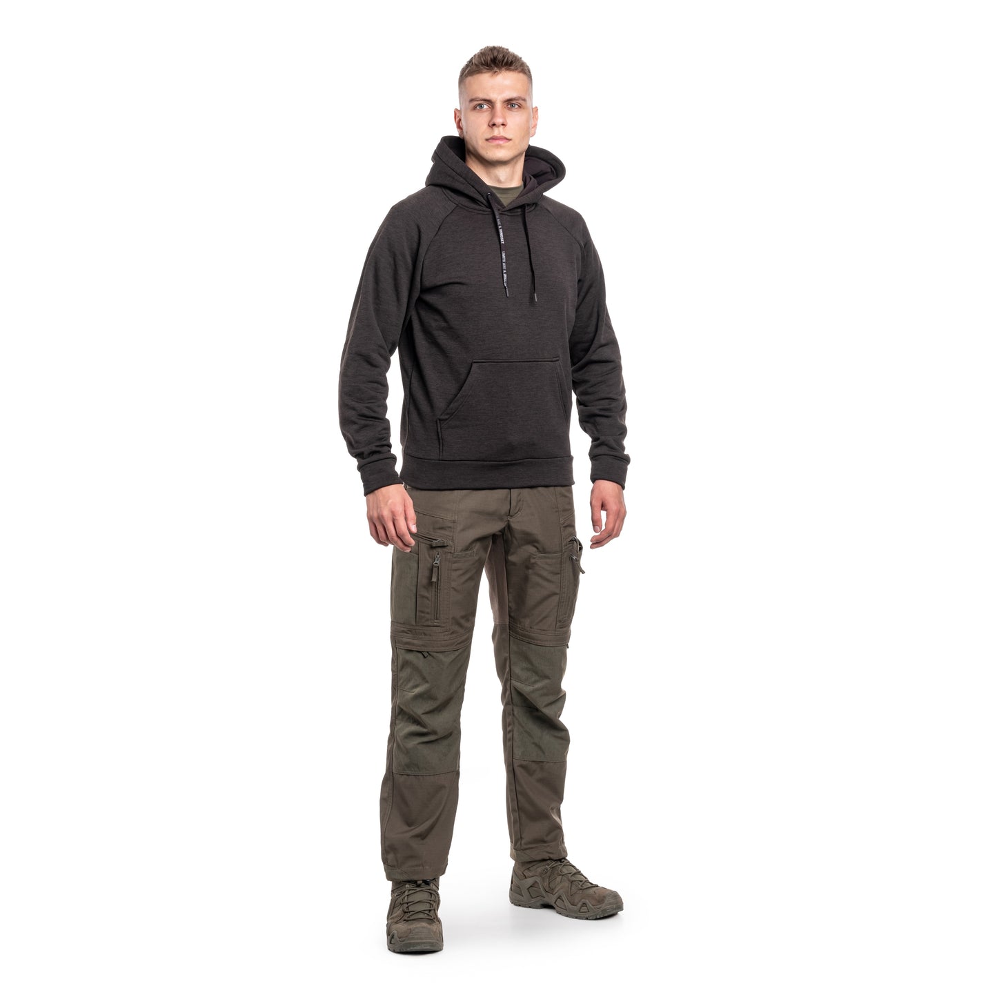 Bluza UF PRO Hawk Raider Functional Hoodie - Dark Brown