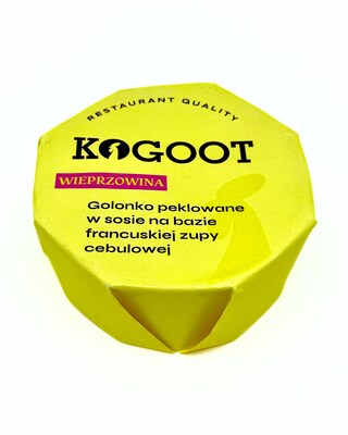 Żywność konserwowana Kogoot - Golonko peklowane w sosie na bazie francuskiej zupy cebulowej 300 g