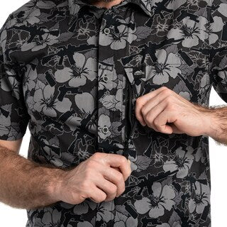 Koszula Helikon Tactical Hawaiian Short Sleeve - Dark Ops