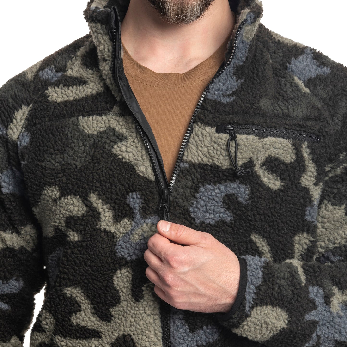 Kurtka Brandit Teddyfleece Jacket - Dark Camo