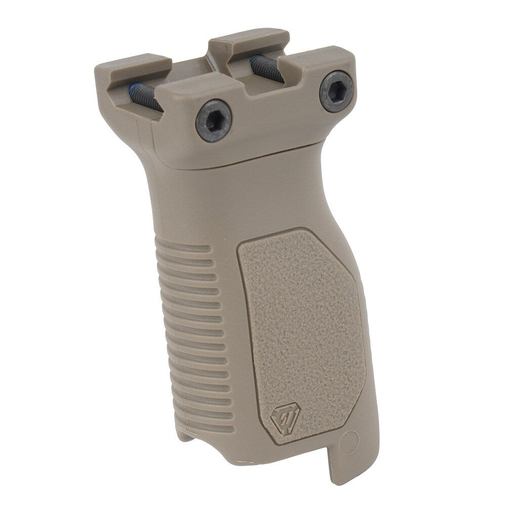 Chwyt przedni Strike Industries Picatinny Angled Vertical Grip Long - Flat Dark Earth