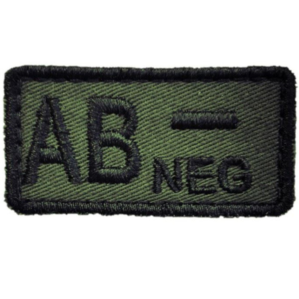 Emblemat Haasta grupa krwi AB Rh- Olive