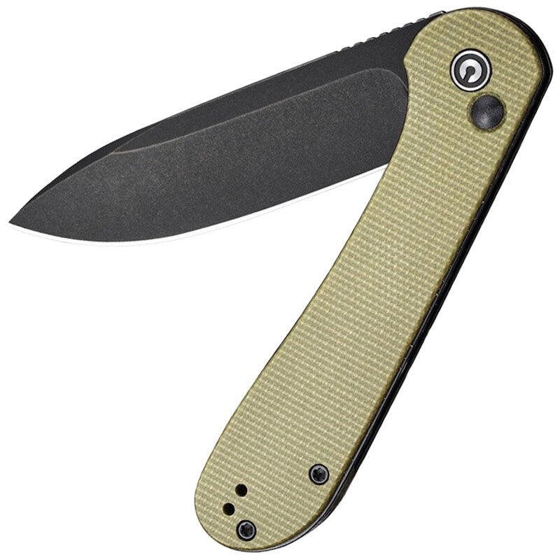 Nóż składany Civivi Elementum Button Lock Micarta - Olive