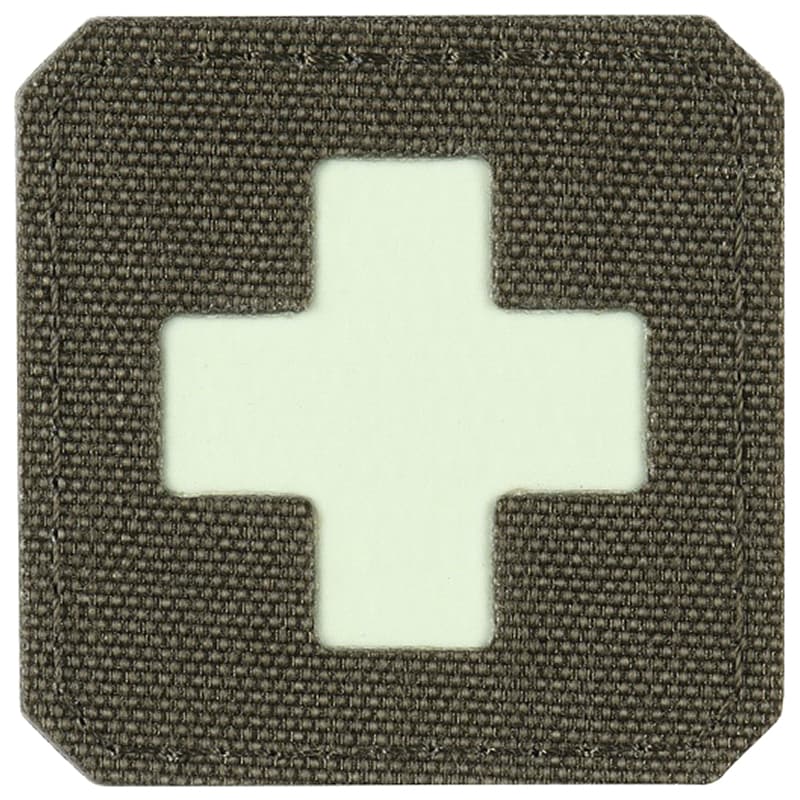 Naszywka medyczna M-Tac Medic Cross Laser Cut fluorescencyjna - Ranger Green/GID