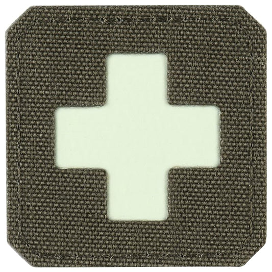Naszywka medyczna M-Tac Medic Cross Laser Cut fluorescencyjna - Ranger Green/GID
