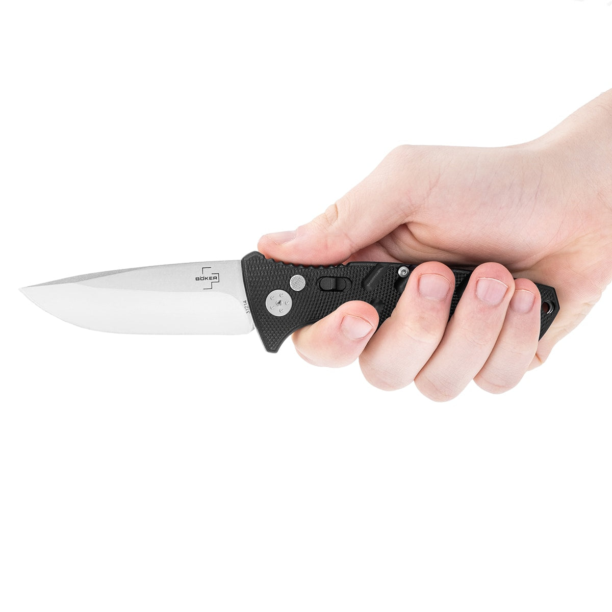Nóż sprężynowy Boker Plus Strike Spearpoint - Black