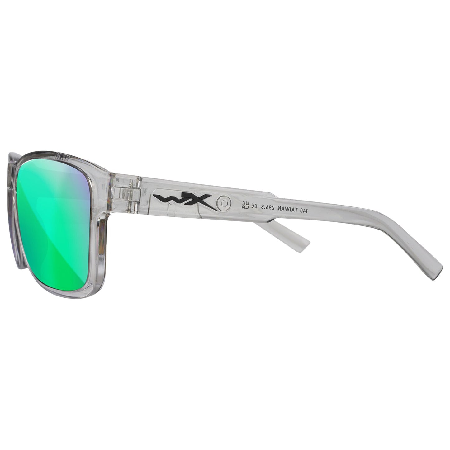 Okulary Wiley X Trek - Captivate Polarized Green Mirror/Gloss Crystal Light Grey