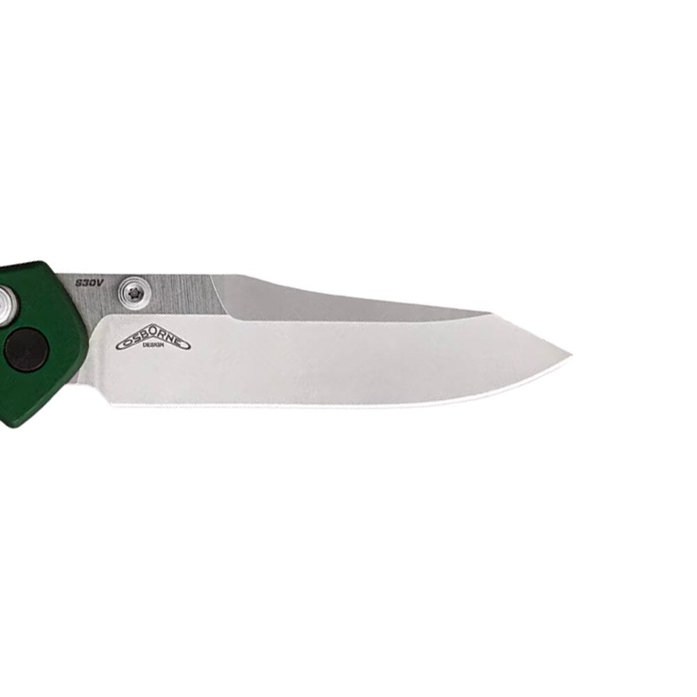 Nóż składany Benchmade Mini Osborne CPM-S30V - Green Aluminium