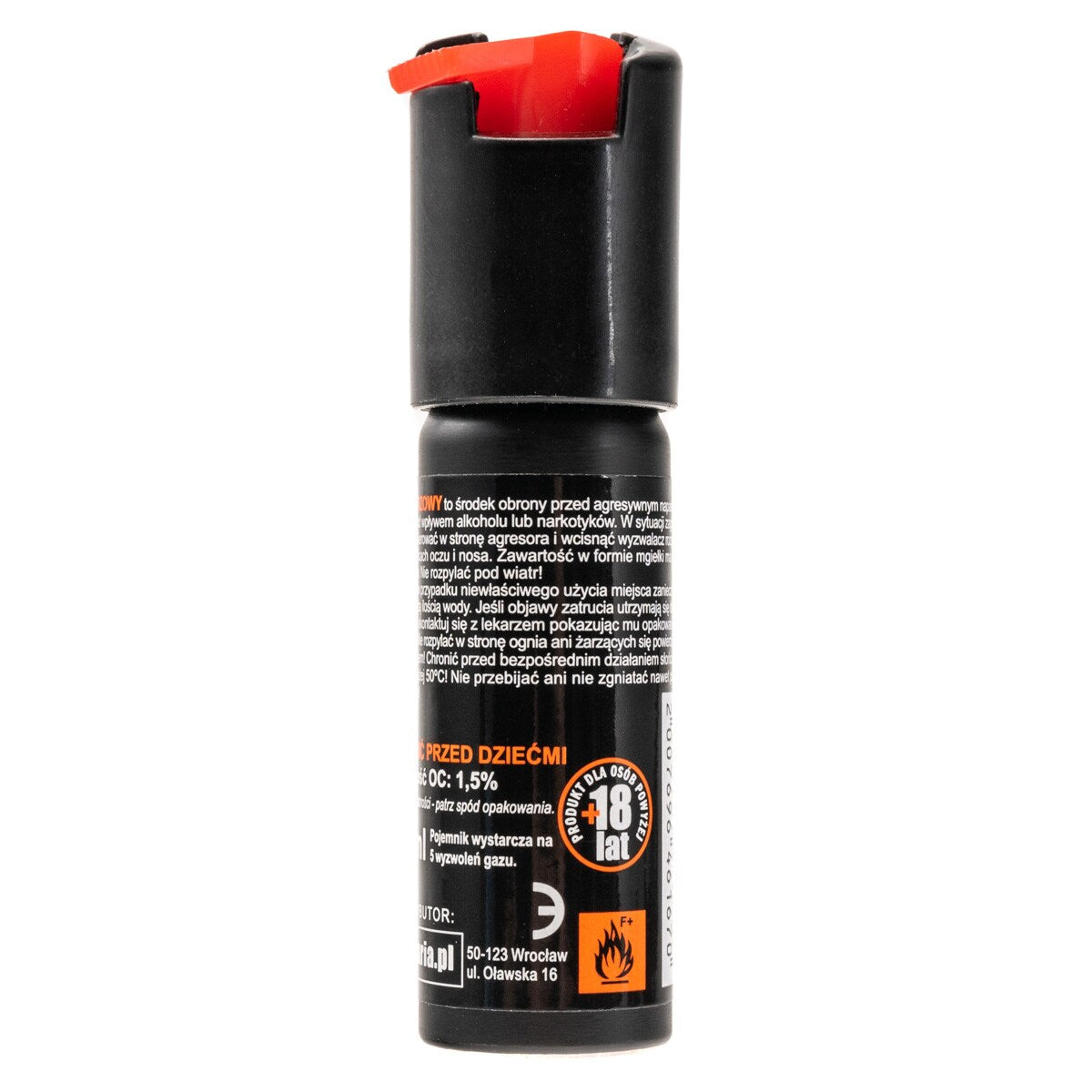 Gaz pieprzowy Obronny 15 ml - stożek