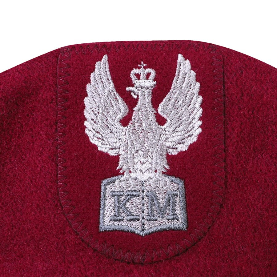 Beret BB-TEX dla klas mundurowych - Bordowy