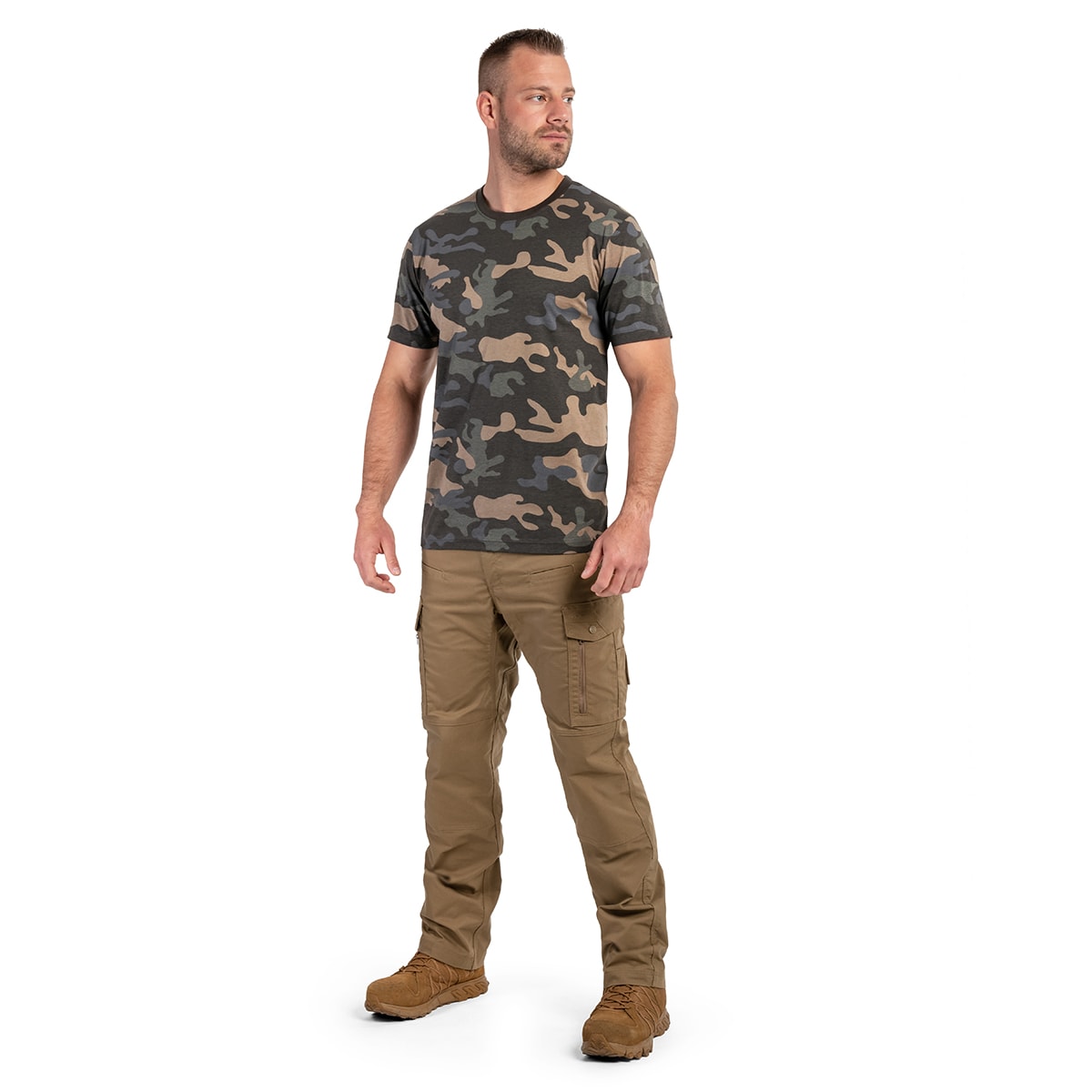 Koszulka T-shirt Brandit - Dark Camo