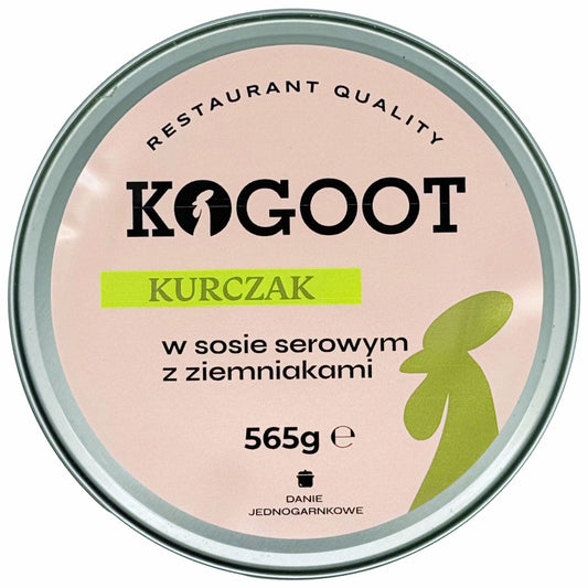 Żywność konserwowana Kogoot - Kurczak w sosie serowym z ziemniakami 565 g