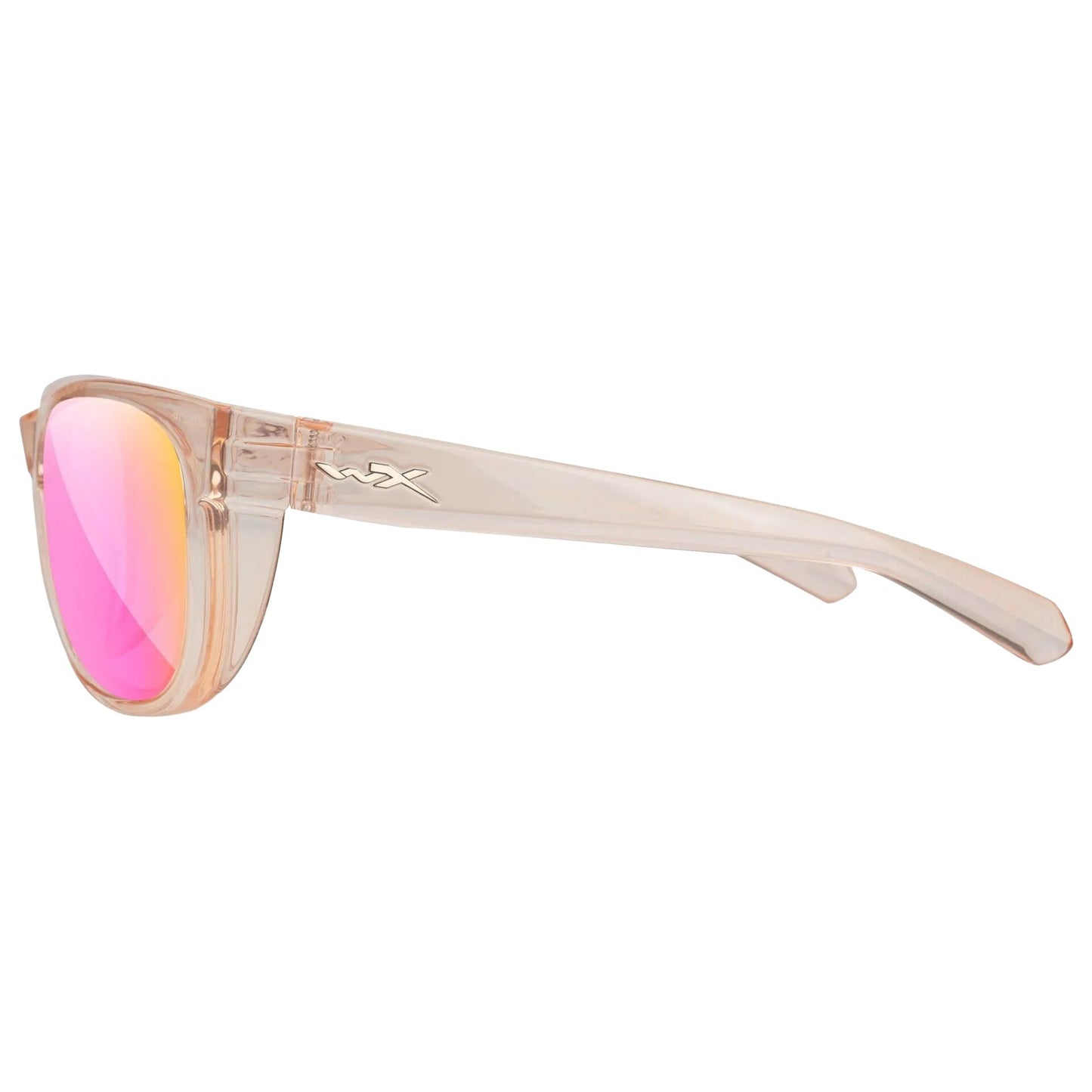 Okulary damskie Wiley X Weekender - Captivate Polarized Rose Gold Mirror/Crystal Blush
