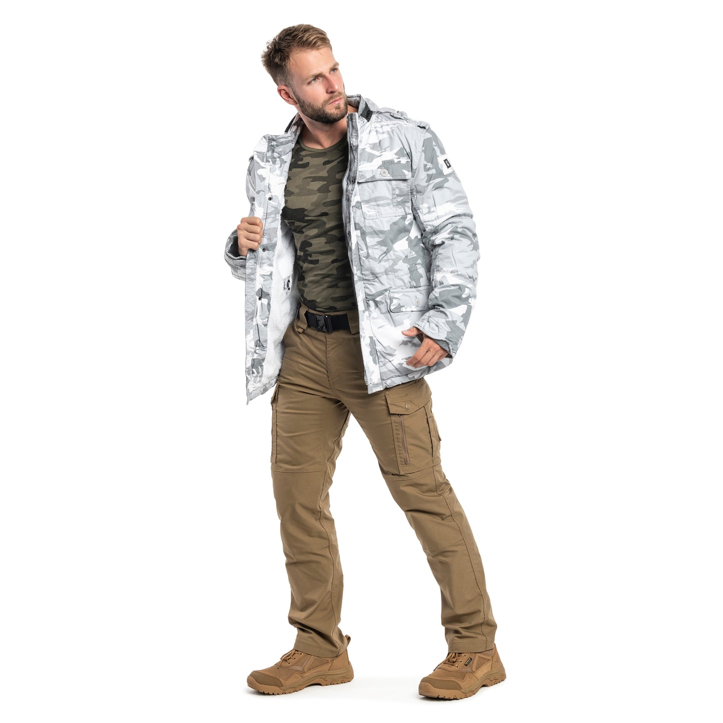 Kurtka Brandit Britannia Winter - Blizzard Camo