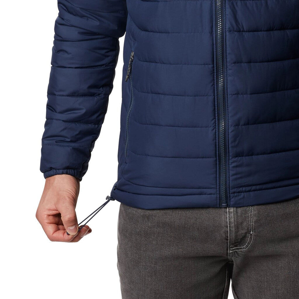 Kurtka Columbia Powder Lite Hooded Jacket - Collegiate Navy