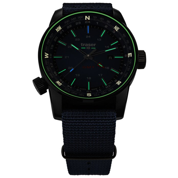 Zegarek Traser P68 Pathfinder GMT TS - Blue