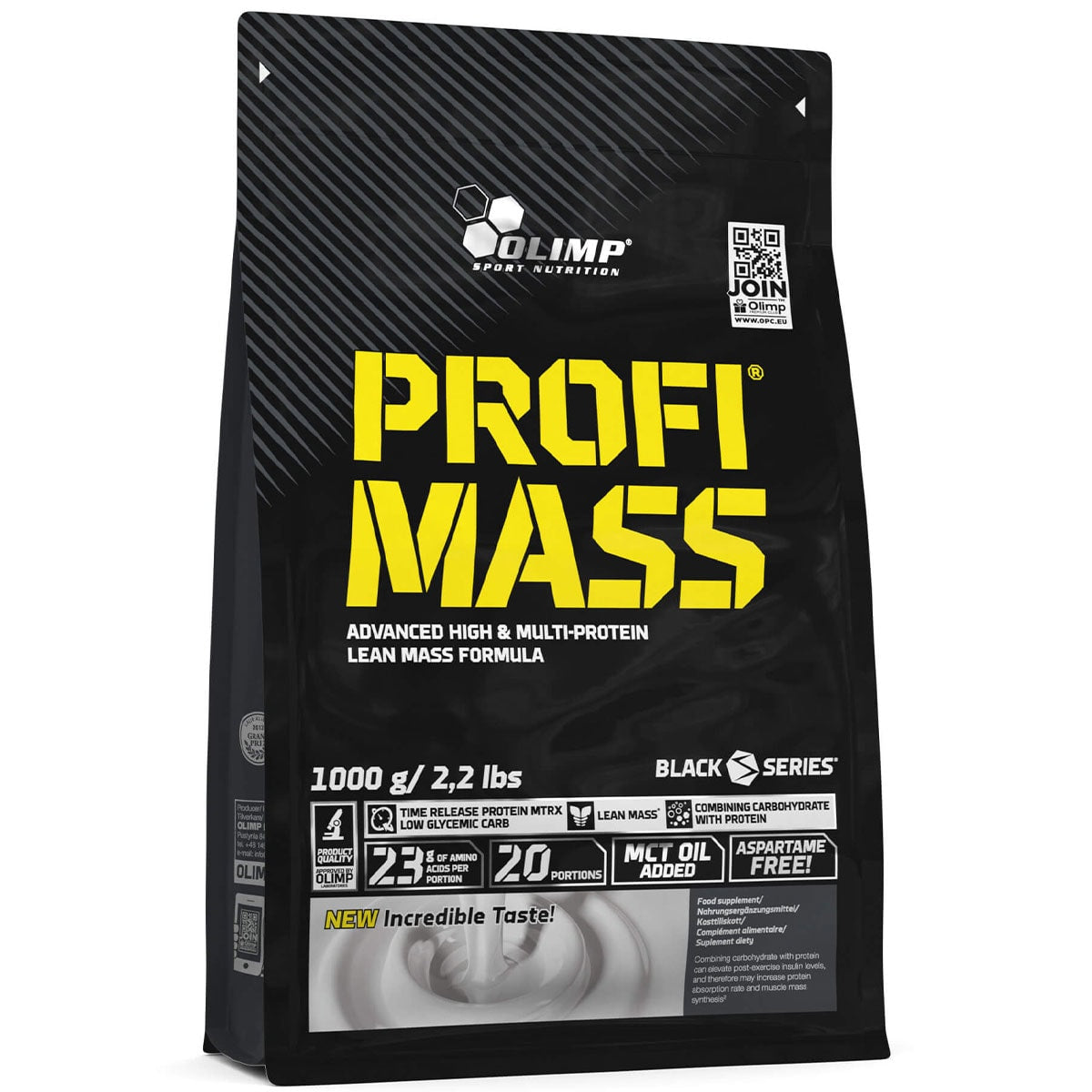 Odżywka białkowo-węglowodanowa Olimp Sport Nutrition Profi Mass - 1000 g - czekolada - suplement diety