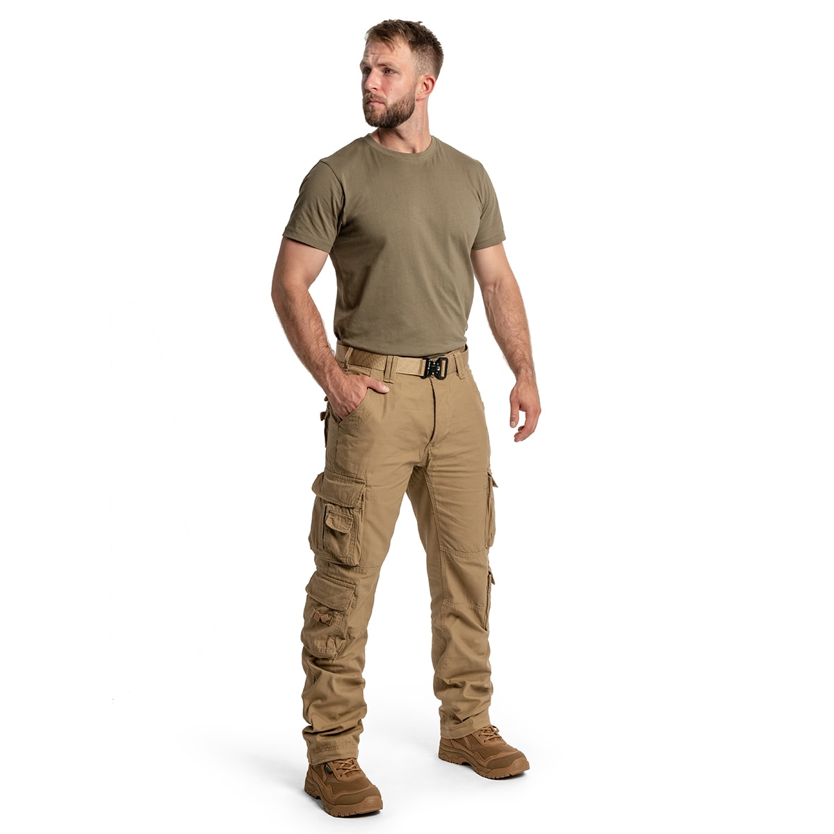 Spodnie Brandit Pure Slim Fit - Coyote