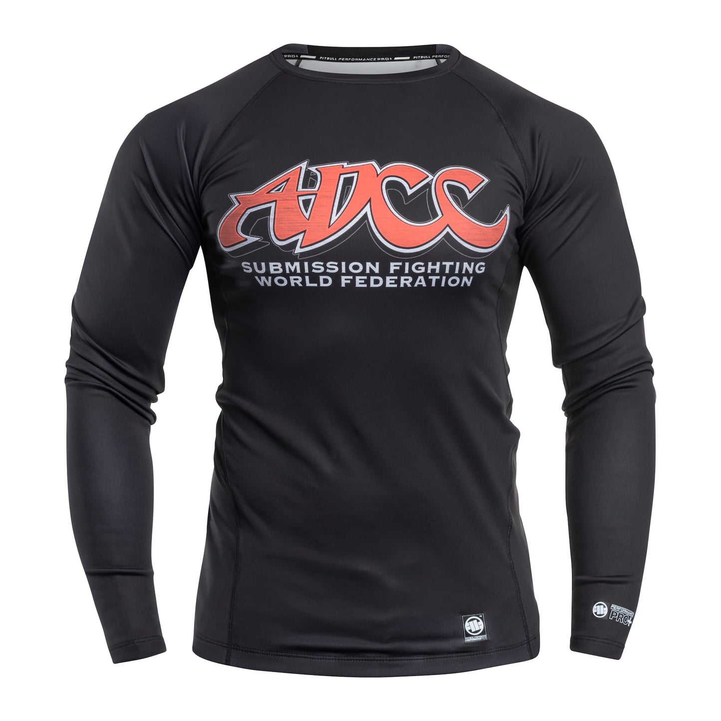 Koszulka termoaktywna Pitbull LongSleeve Rashguard ADCC - Black