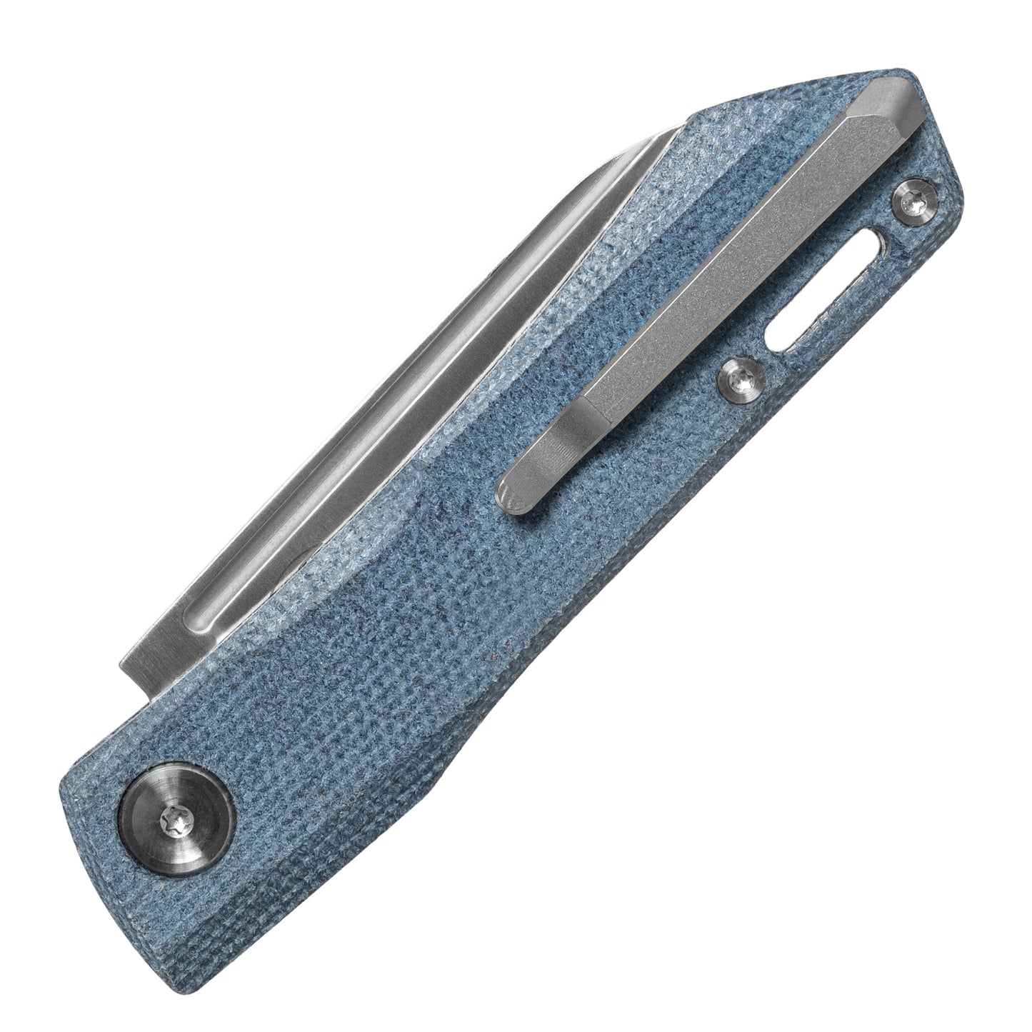 Nóż składany Real Steel Solis Denim Micarta EDC - Blue