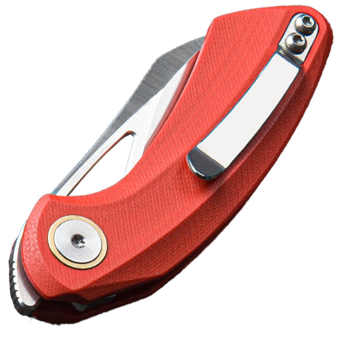 Nóż składany Bestech Knives Bihai Stonewash - Red