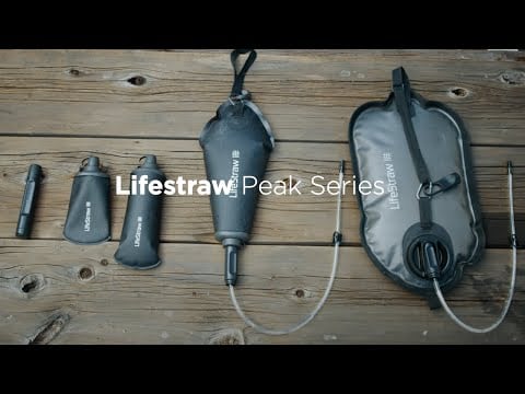 Butelka zwijana z filtrem LifeStraw Peak Squeeze 1 l - Dark Gray