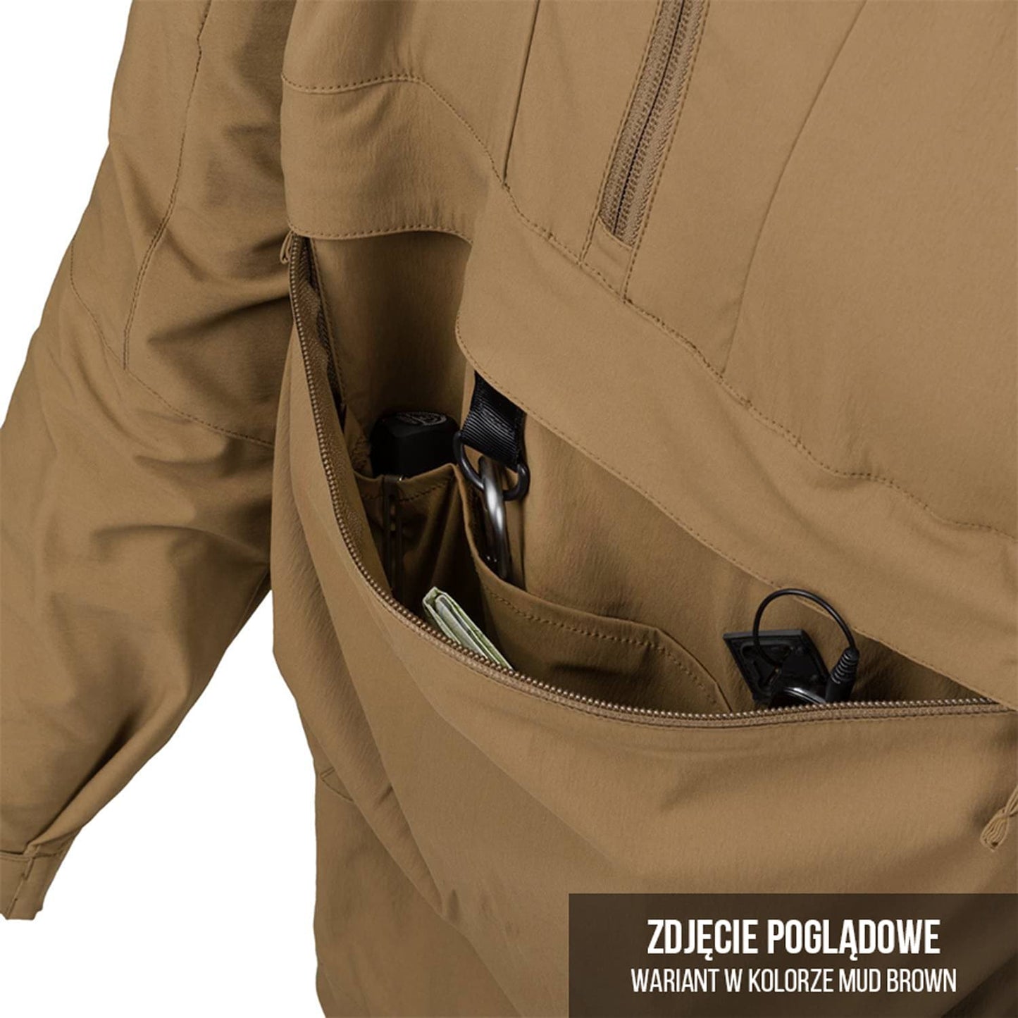 Kurtka Helikon Mistral Anorak Softshell - PenCott WildWood