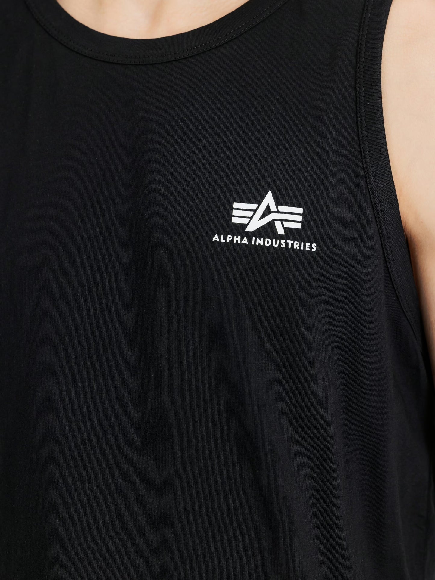 Koszulka Tank Top Alpha Industries Small Logo - Black