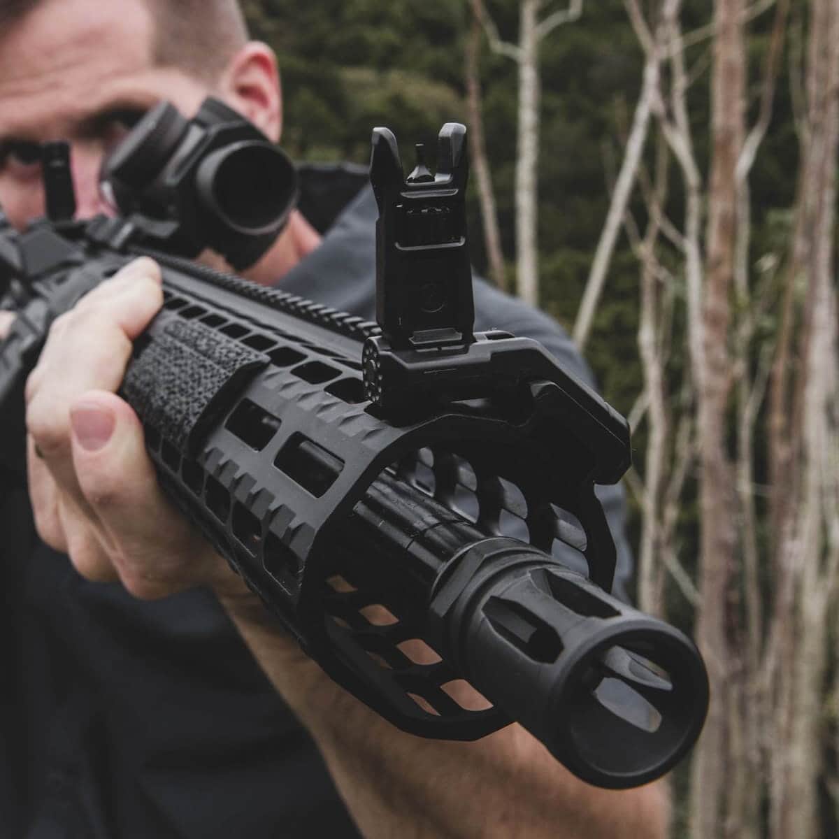 Składana muszka Magpul MBUS Pro Offset - Black