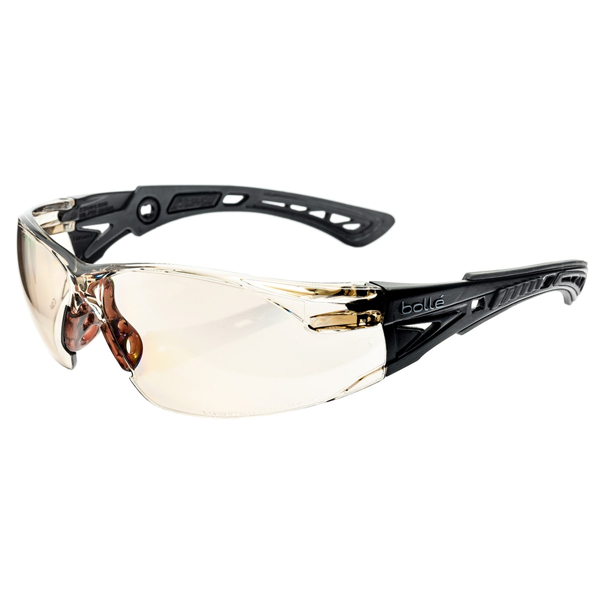 Okulary taktyczne Bolle Rush+ BSSI Copper Platinum Black