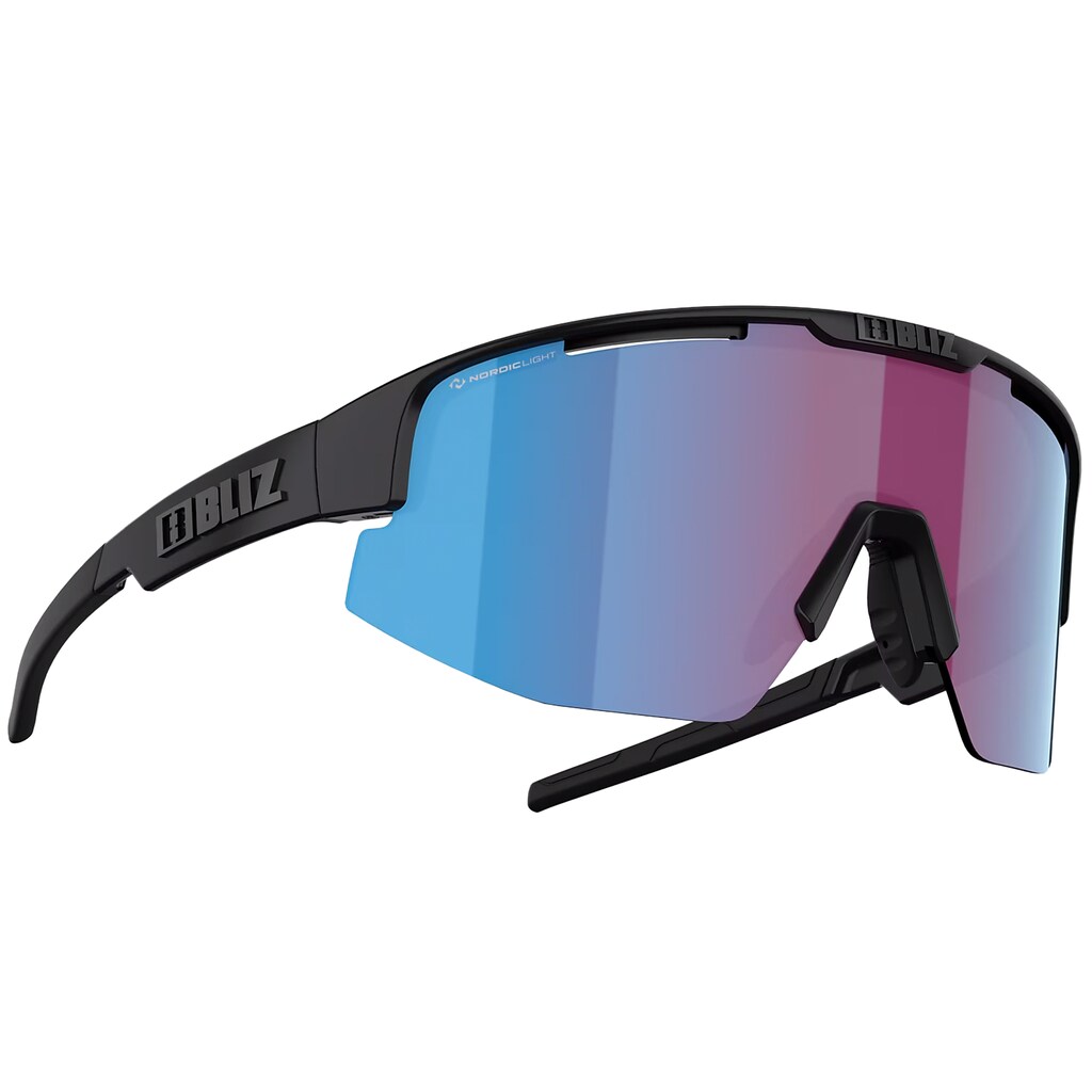 Okulary przeciwsłoneczne Bliz Matrix Nano Optics - Black/Rose Violet Blue