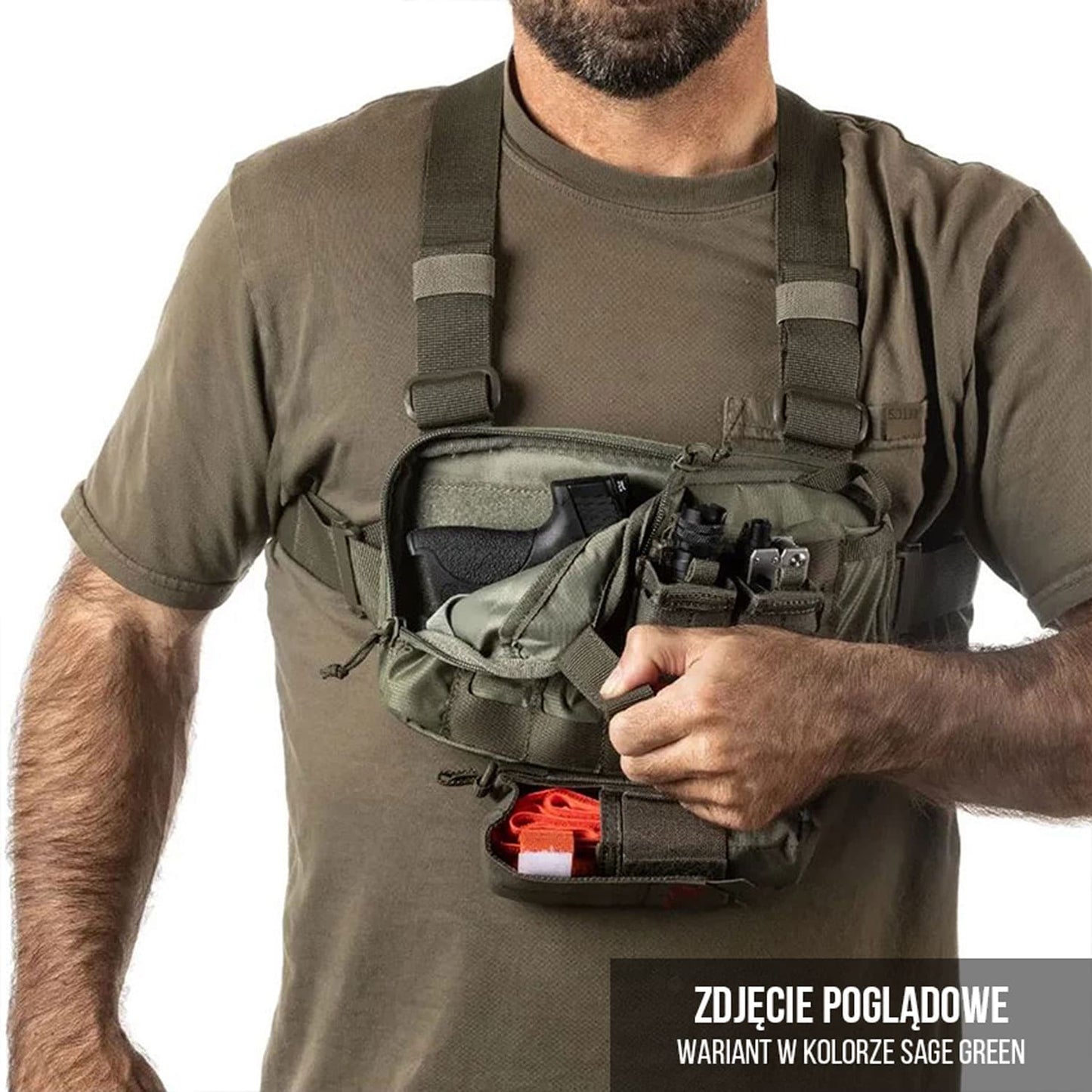 Torba 5.11 Skyweight Survival Chest Pack 2 l - Major Brown