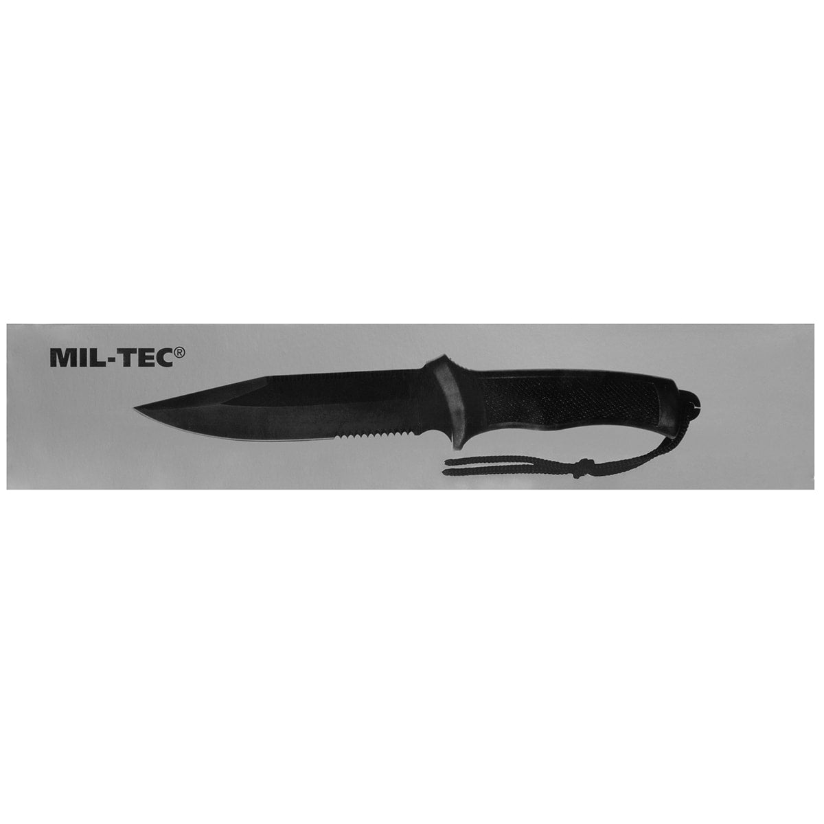 Nóż Mil-Tec Combat Knife Rubber Handle - Black