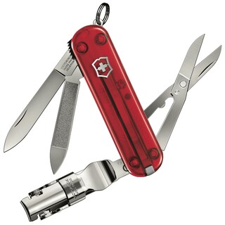 Scyzoryk Victorinox Nail Clip 580 - Transparent Red