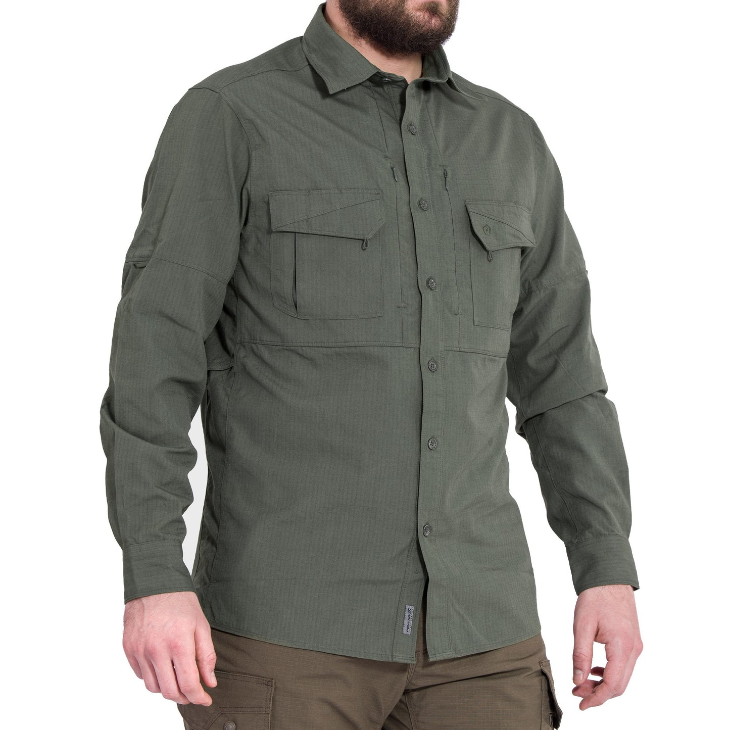 Koszula taktyczna Pentagon Plato Long Sleeve - Camo Green