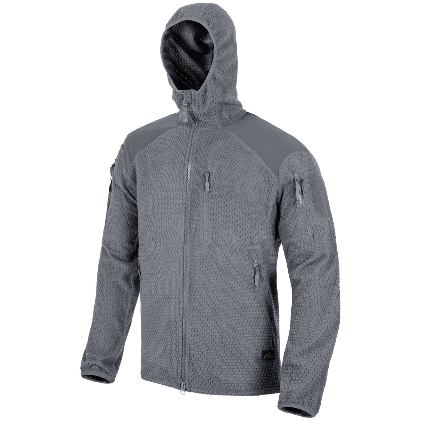 Polar Helikon Alpha Hoodie Grid Fleece - Shadow Grey